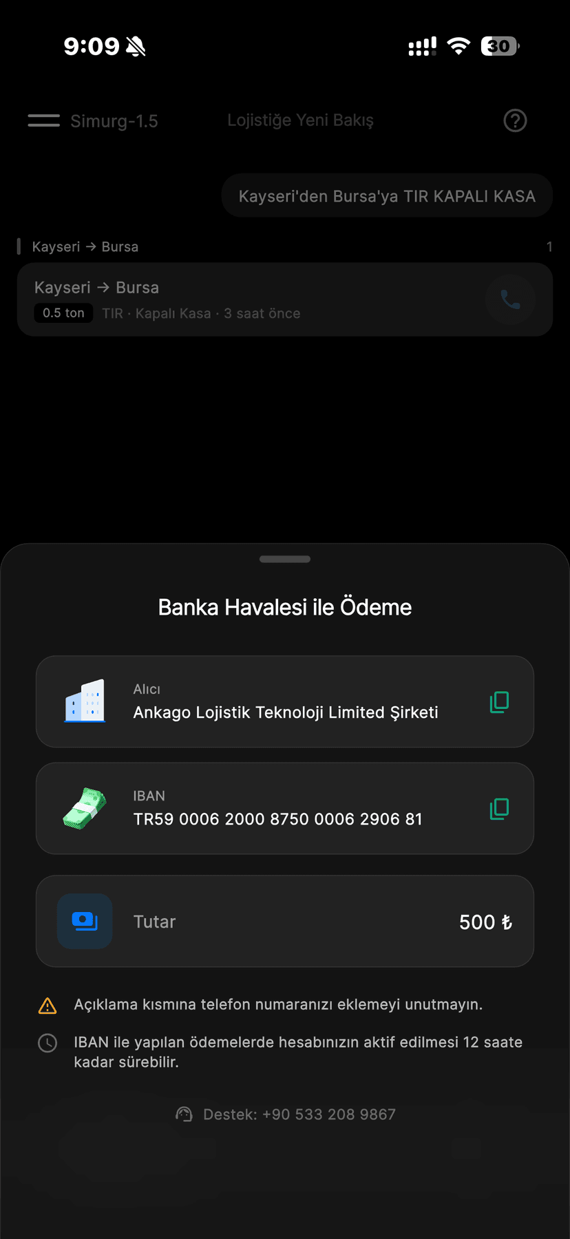 AnkaGo üyelik ve ödeme ekranı